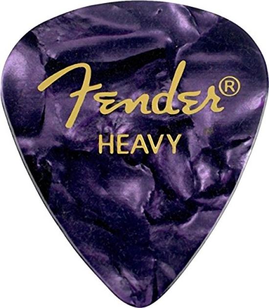 Fender 8 Teardrop Heavy Guitar Picks of each [8-Color Assortment] (1 color)