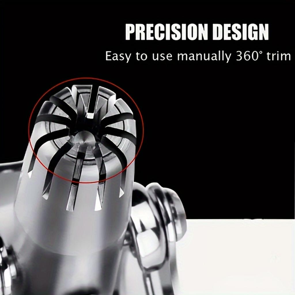 Washable Manual Nose Hair Trimmer For Men And Womens, Stainless Steel, Portable Nose Hair Clipper