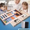 Kids' Educational Wooden Catapult Chess Game - Interactive Parent-Child Strategy Toy