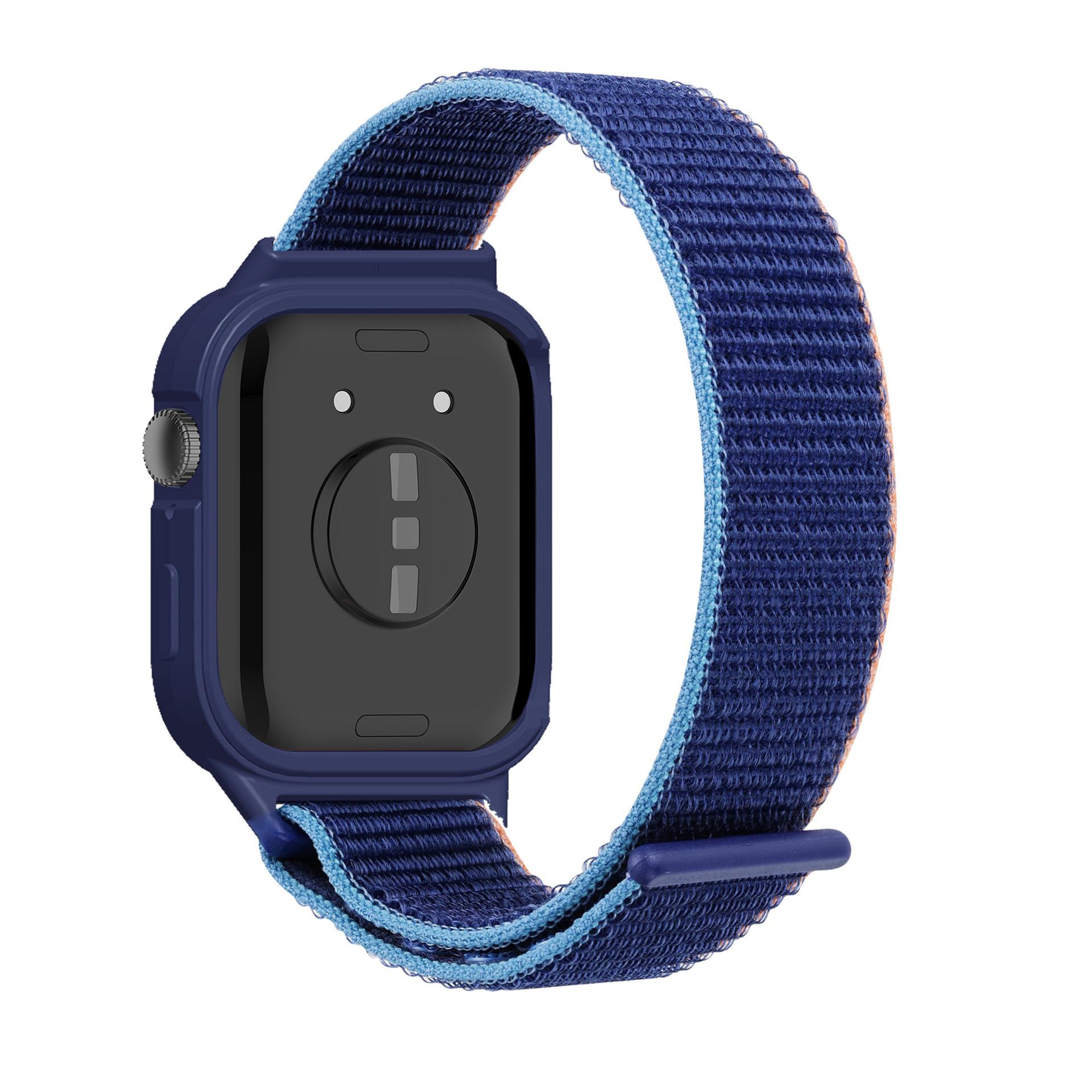 

Case+Nylon Loop For Huawei Watch Fit 3 Strap Smartwatch Accessories Replacement Sprot Correa Bracelet for Huawei Watch fit3 band for Huawei Fit 3 темно-синього кольору