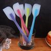 1Pc Small Non Stick Butter Spatula Translucent Silicone Cream Baking Scraper
