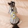 New Cat Clothes Early Autumn Thin Striped Bottoming Shirt Into a Cat Kitten Two-legged Sweater German Cat Pet Clothes