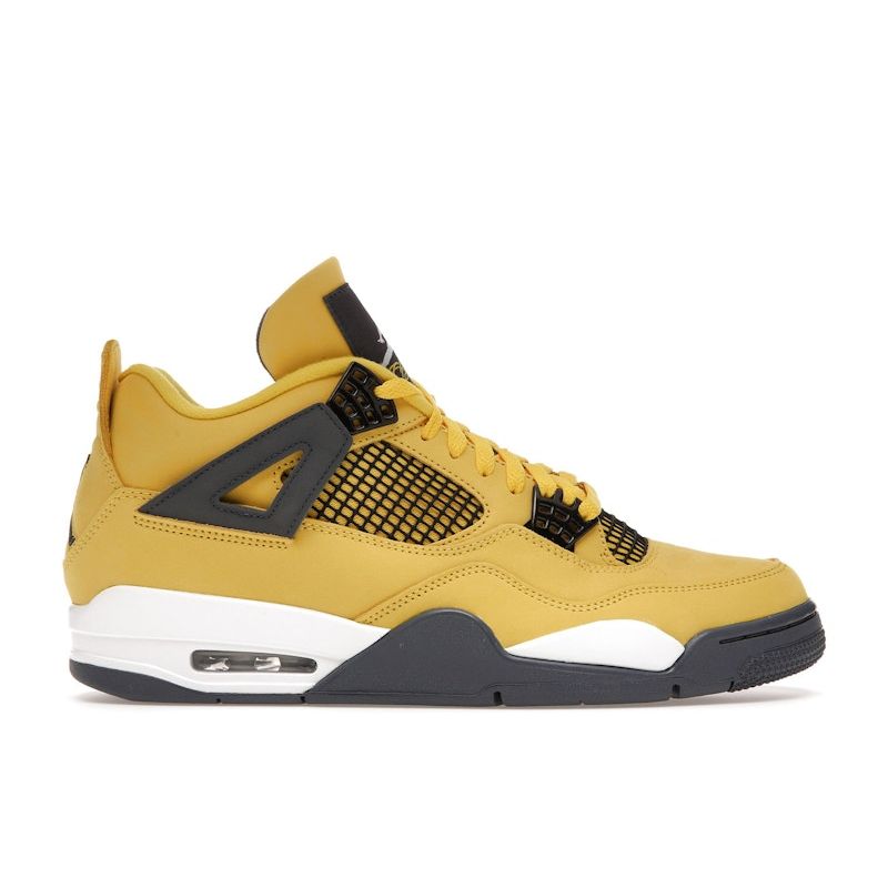 Air Jordan 4 Retro Lightning 2021 Unisex Αθλητικά Παπούτσια Κίτρινο Tour-Yellow Πολύχρωμο CT8527-700
