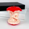 Halloween Fruit Core Skull Statue Creepy 3D Printed Skull Fruit Figurine for Indoor Home Living Room Office Desk Decor