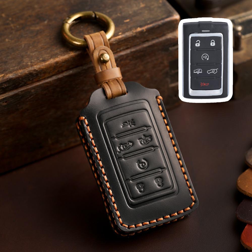 

Premium Leather Key Cover for JEEP 2021-2023 Models Car Key Protector