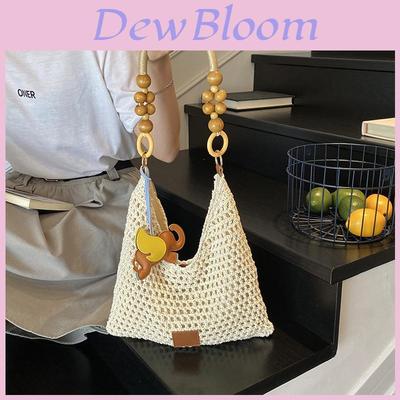 Summer Hollow Woven Tote Bag For Women With Large Capacity And Hollow Design For Beach Vacation