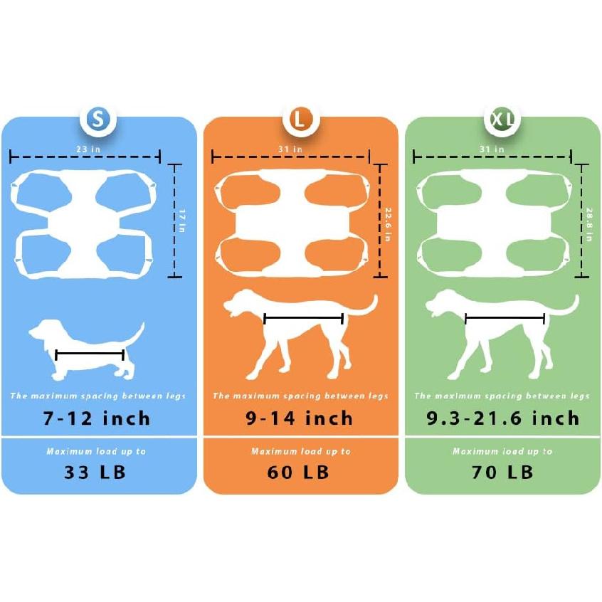 RHD Dog Grooming Hammock Harness for Small Dog and Cats, Dog Grooming Sling, Pet Grooming Hammock, Pet Grooming Supplies Kit with Nail Clippers, Nail
