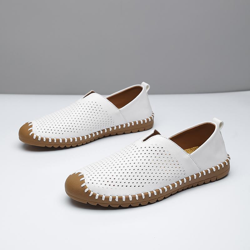 Fashion Breathable Soft  Loafers Slip on Men Casual Shoes Sneakers New Fashion Comfortable Moccasins Handmade Leisure Male Driving Shoes