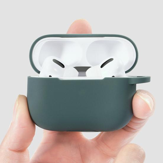 Bærbar silikon støtsikker Bluetooth-kompatibel beskyttelsesveske for øretelefoner for Airpods Pro