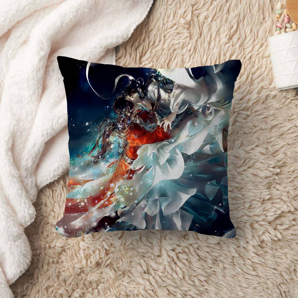 Tian Guan Ci Fu Cushion Cover Pillowcase Upholstery Sofa Throw Pillow Home Decor Pillowcas
