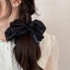French Chiffon Fabric Fluffy Hair Band, High-end and Sweet Bow Tie, Ethereal Ponytail Tie, Large Intestine Hair Band