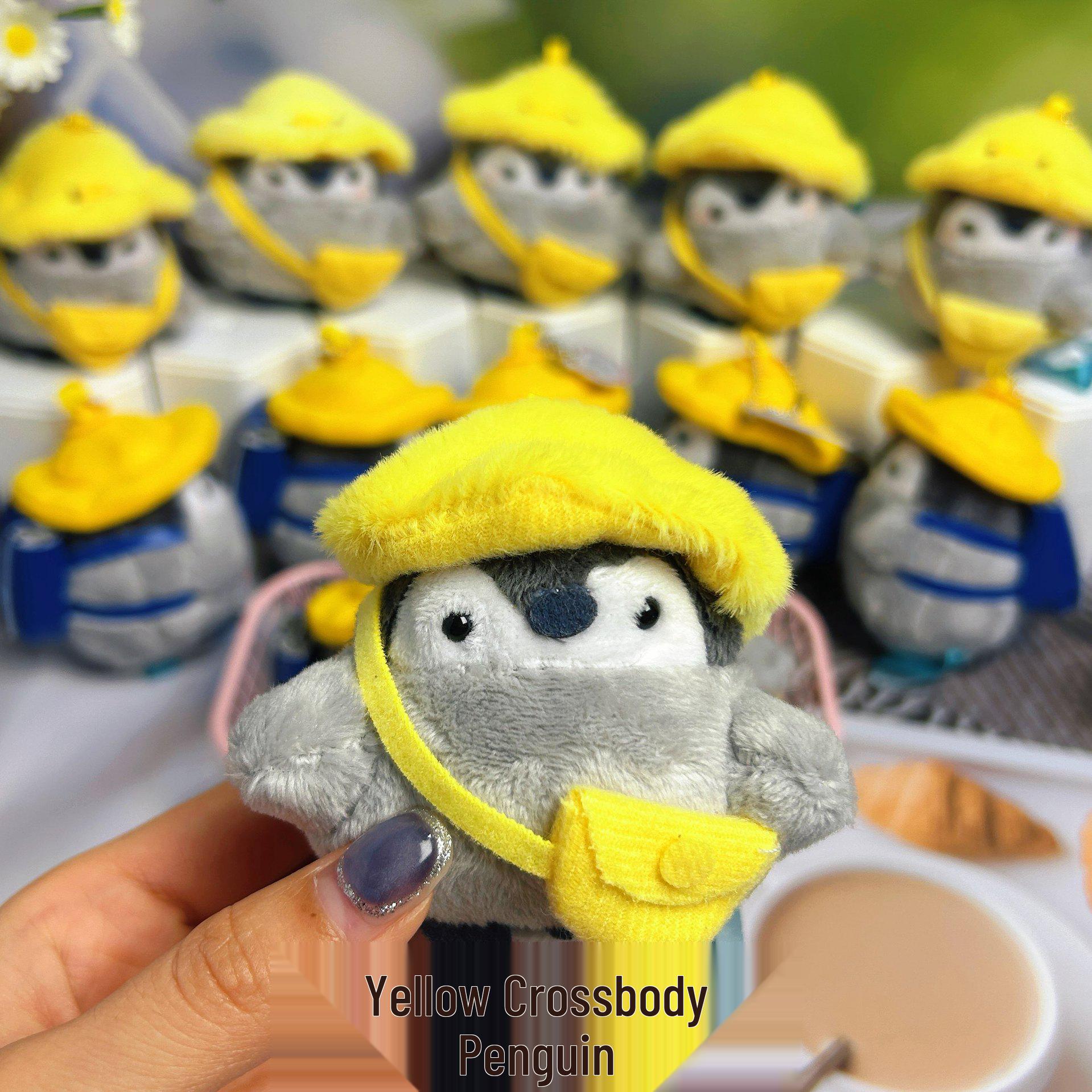 Japanese Positive Energy Little Penguin Plush Backpack Pendant Doll 9cm