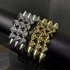 Three-row Rivet Cone Bracelets Y2K Jewelry Goth Rock Bangle Cool Punk Style Bracelets  Hip-hop
