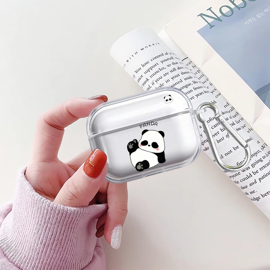 

Мультяшные панды Прозрачные Чехлы Для Наушников Чехол Для Airpods Pro2 3 1 4 2 Pro3 Pro Airpods 2