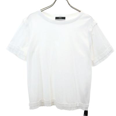 Short Sleeve Cut S White Women Used