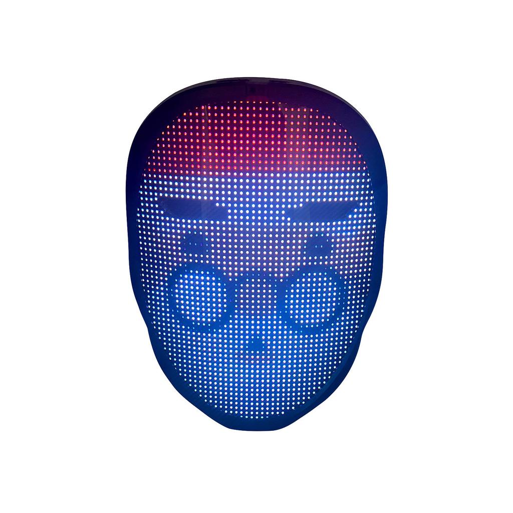 

KOBE777 APP Полноцветная светодиодная светящаяся маска для изменения лица, атмосфера вечеринки, 9 штук разноцветный