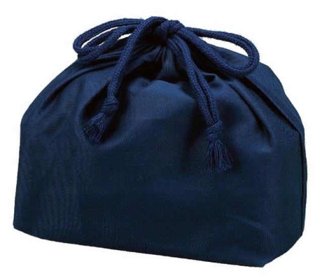 Tatsumiya Drawstring Navy W21cm x x H18cm Men's Bag, 53870, Blue, Approx. D9.5cm