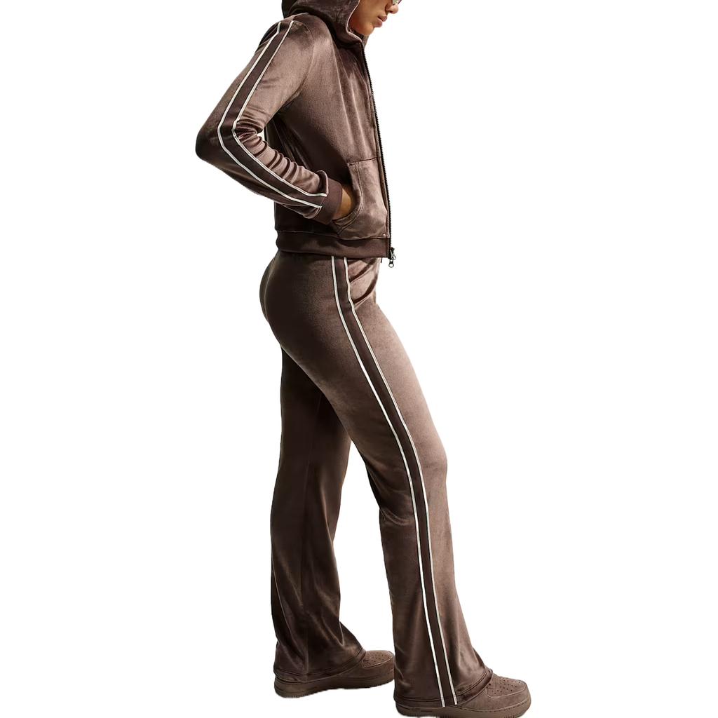 Nike Elastic High Waist Velvet Casual Pants Women bottoms IQ0679-237
