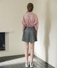 Hypernet Preppy Pleated Mini Skirt_Gray
