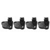 Gazebo Foot Brackets Plastic Supports For Tent Legs 21 By 21 Mm Tube 4 Pack