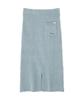 AVIREX SHAGGY SKIRT women's F 130 light green 783-5216607