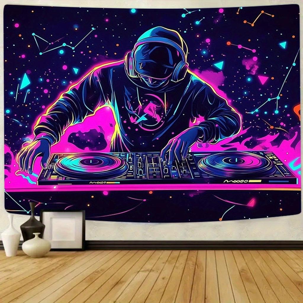 2D Flat - 1pc 2D Flat Music Theme Backdrop For Party Living Room Bedroom Office Birthday Decor Wall Decor Party Backdrop Indoor Outdoor