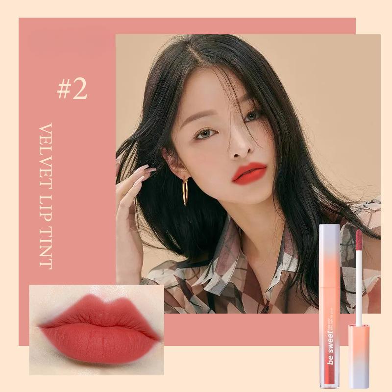 Non-stick Cup Waterproof Mirror Lip Glaze Matte Lip Glaze Lip Mud Velvet Whitening Lipstick