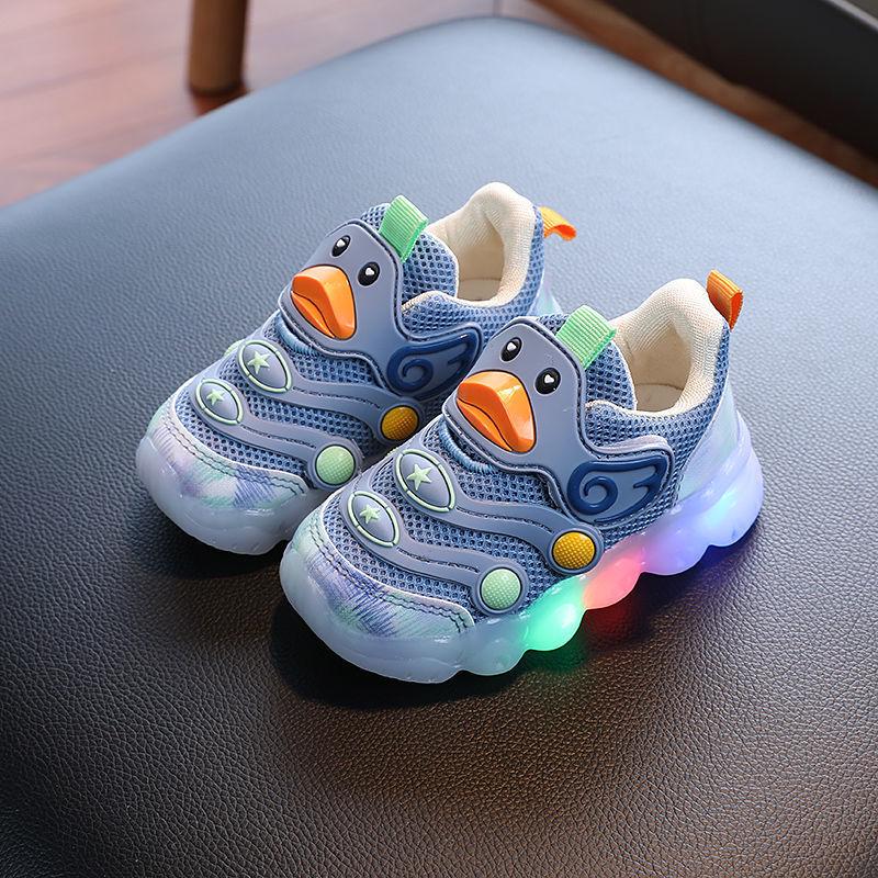 2025 Luminous Cartoon Sneakers: Soft Sole LED Light Up Shoes for Toddlers and Kids