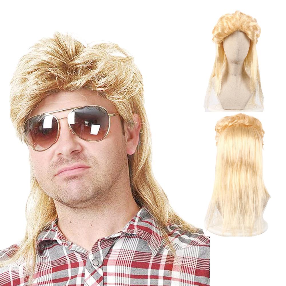Punk Rock Herring Wig 70s 80s Men s Disco Retro Hairstyle Party Costume Props