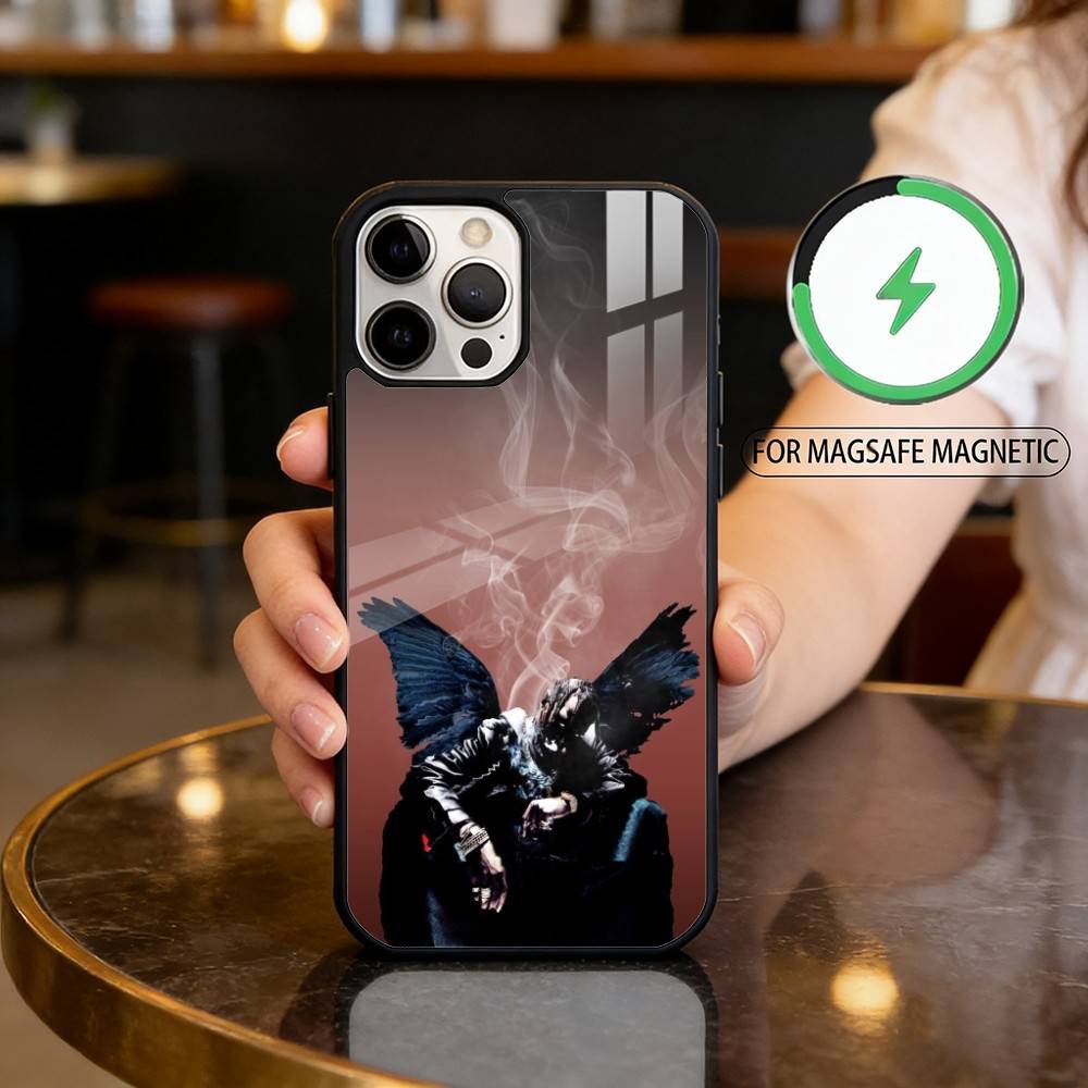 T-Travis-IS S-Scott-TT Magnetic For Magsafe Wireless Charging Phone Case For iPhone17,16,15,14,13,12,11 Plus,Pro Max