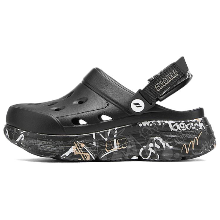 Skechers Foamies Comfortable Versatile Simple Fashion Clogs Women clogs Black 111659-BKMT 36