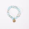 Natural Crystal Multi-Layer Stainless Steel Bracelet for Women - Fresh Style & Colorfast Beads