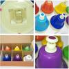 Colorful 8-note handbell set with touch controls, harmony, and mallets. Perfect as a gift for New Year's or Christmas. Perfect for beginners, beginner
