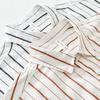 Japan Fashion Fresh Artistic Stripe Long Sleeve Shirts Men's European Hong Kong Style Versitile Fashion Western Style Casual Shirt Thin