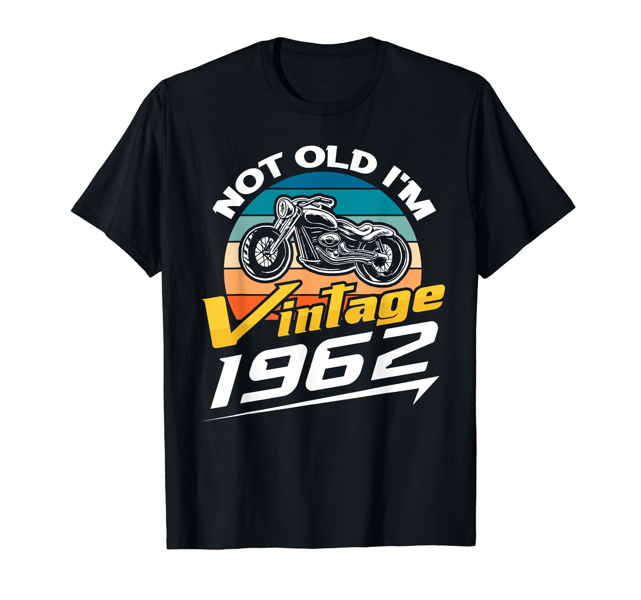 

60th Birthday Man Biker Legend 1962 Motorcycle Chopper T-Shirt