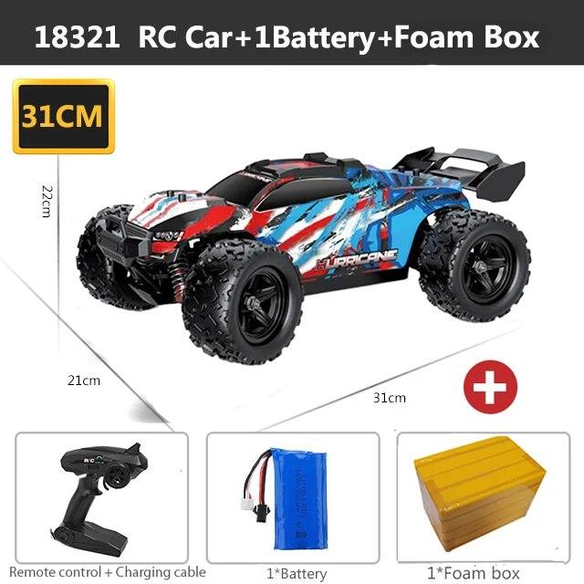 New 4WD Rc Car 2.4GHz Rc Car All Terrain High Speed Car Monster Truck 45 Km/h 1:18 Off-road Truck Toy Children Birthday Gift