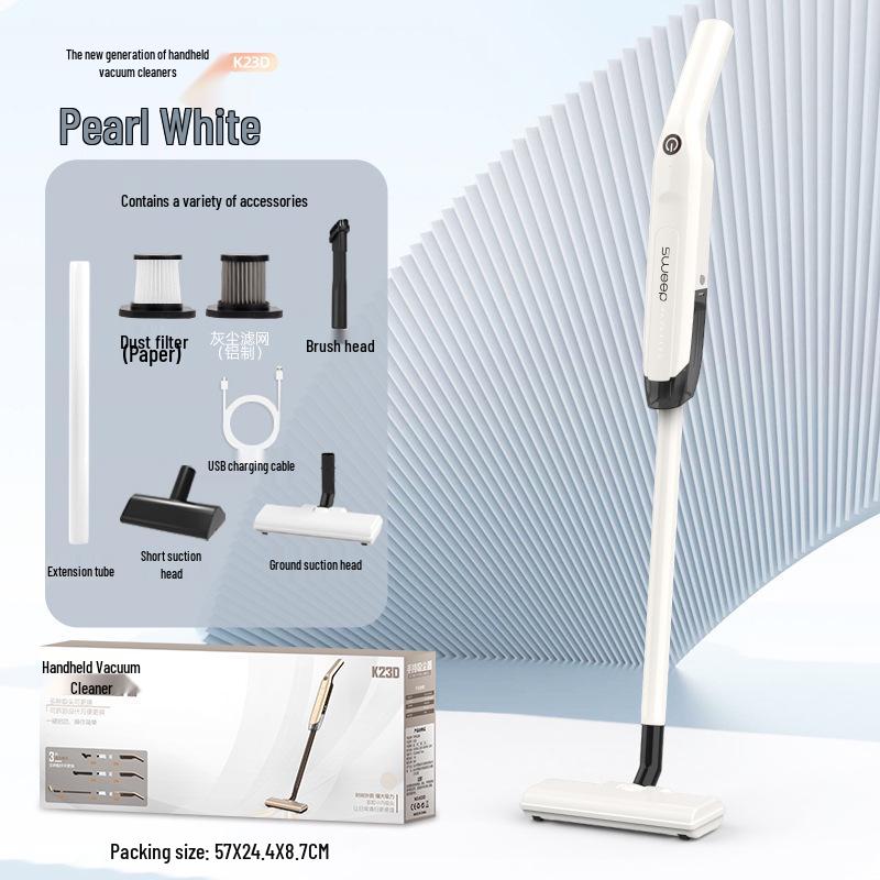 Cordless High-Power Vacuum Cleaner with Strong Suction and Push-Type Design, Portable and Multi-functional for Dust Removal.