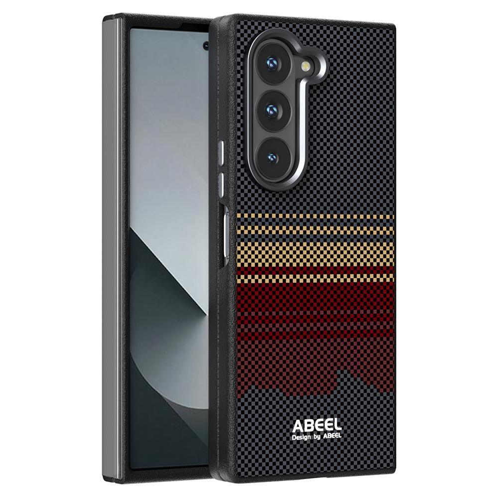 

ABEEL For Samsung Galaxy Z Fold6 5G Magnetic Case Ultra Slim PC TPU Phone Back Cover B