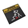 Sea Customer Creative Morale PVC Patch: Outdoor Warning Sticker Armband
