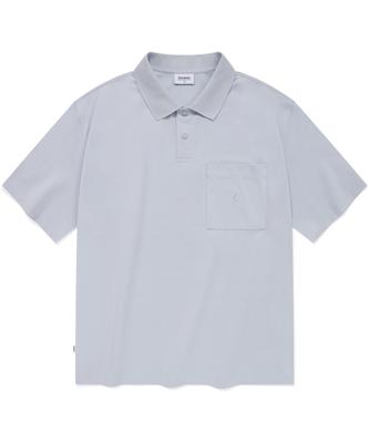 Authentic Pocket Collar T-Shirt Light Blue