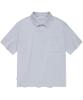 COVERNAT Authentic Pocket Collar T-Shirt Light Blue