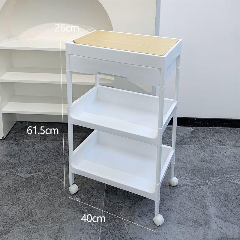 

Подвижный студенческий стол, стеллаж для хранения в спальне, выдвижной ящик, тележка для закусок, пол с колесиками 3 layer