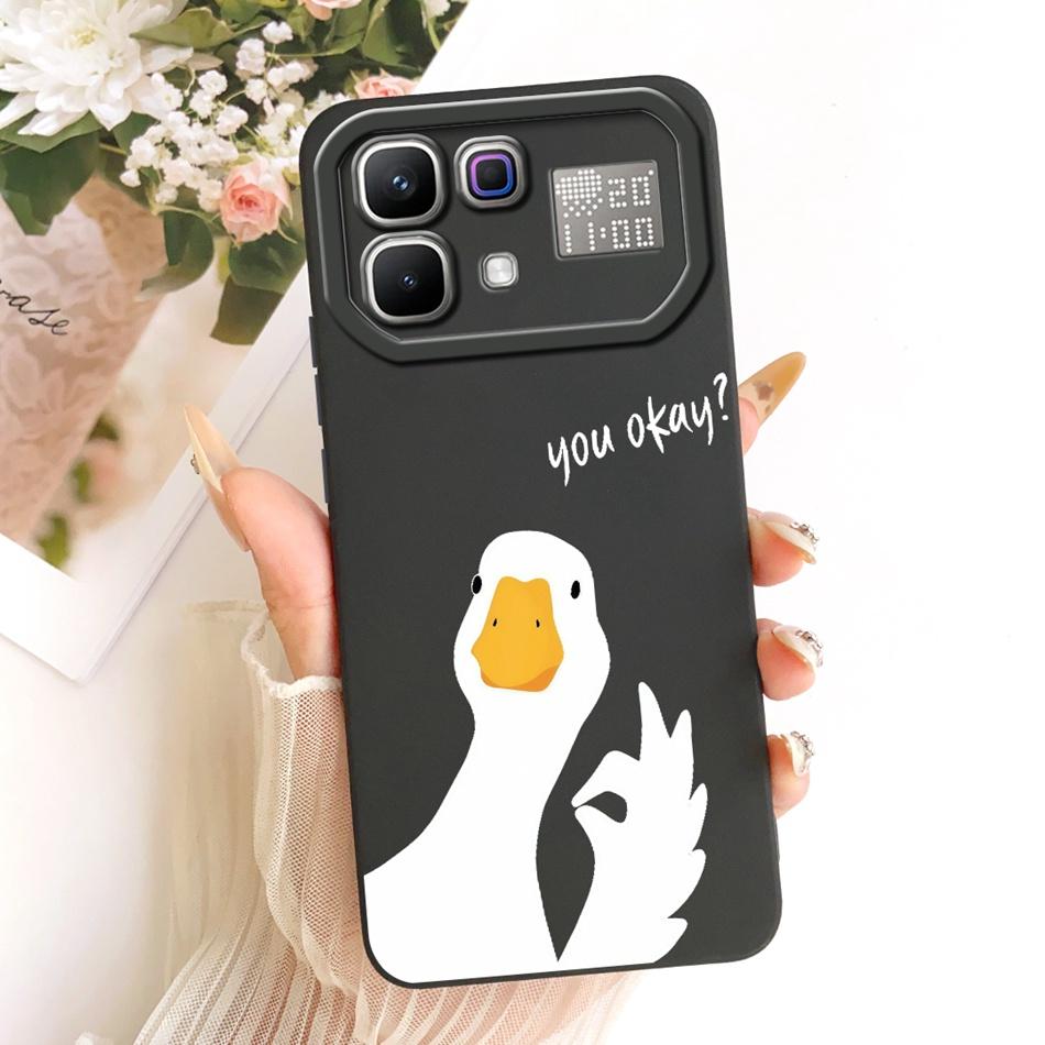 

For Infinix Note 60 Pro Note60 Cute Cat Flower Cartoon Phone Case For Infinix Note 60 60Pro 5G Soft Silicone Covers Bumpers Infinix Note 60