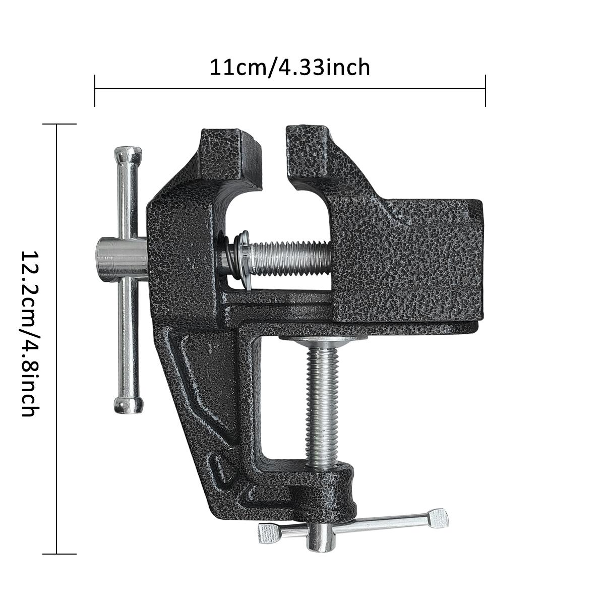 

1-piece bench vise, small bench vise, workbench precision flat-nose pliers, industrial-grade heavy-duty bench vise