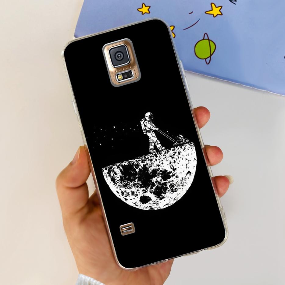 For Samsung Galaxy S5 Case SM-G900F G900I G900M Stylish Painted Cover Soft Silicone Phone Case For Samsung S5 S 5 GalaxyS5 Shell