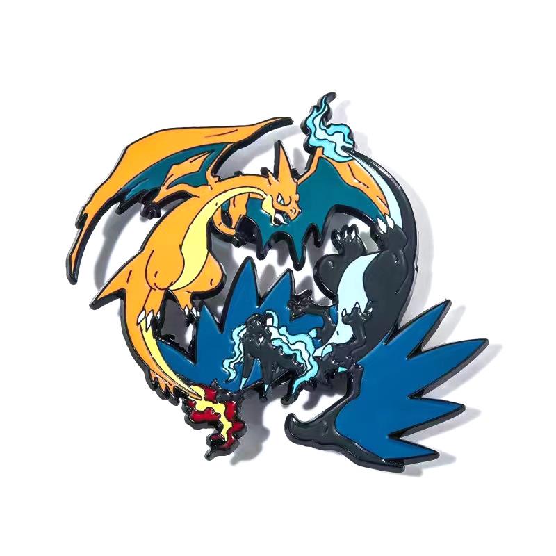 Charizard Metal Badge - Anime Fan Collection Brooch Gift