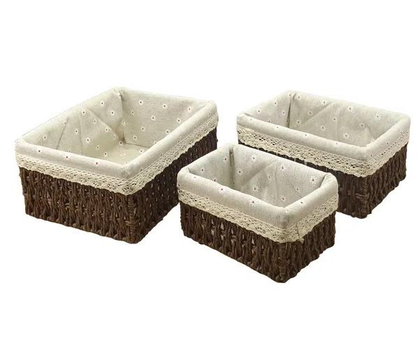 Storage Paper Rope Basket, Storage Basket, Desktop Clutter Sorting, Snack Storage Box, Clutter Basket
