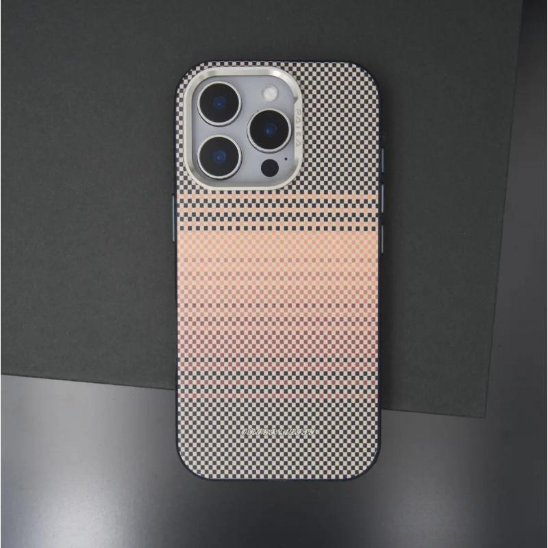 Applicable To Apple 16 Kevlar Carbon Fiber Magnetic Phone Case Apple 15 Promax Advanced Sense Anti Fall Protection Case