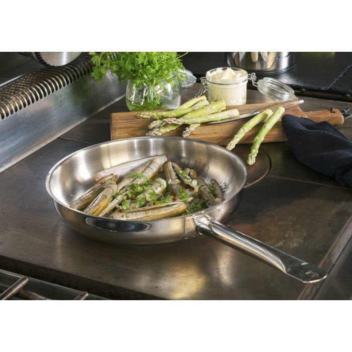 Poêle - BAUMALU - Ligne Professionnelle 20 - Inox - Cuisson uniforme - Résistante