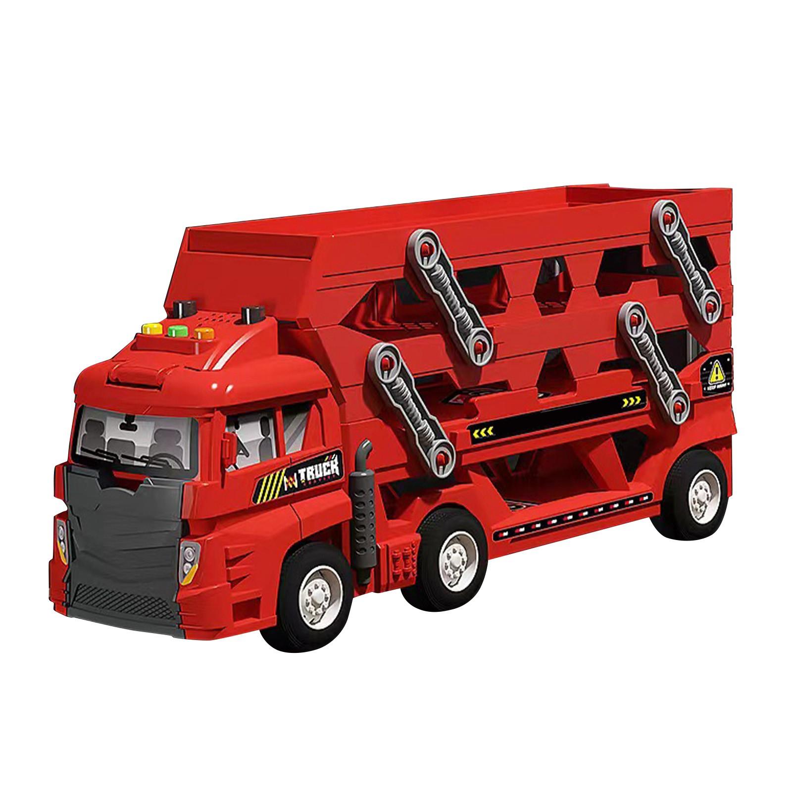 

Детский складной игрушечный инженерный автомобиль, креативный детский игрушечный автомобиль One Size красный